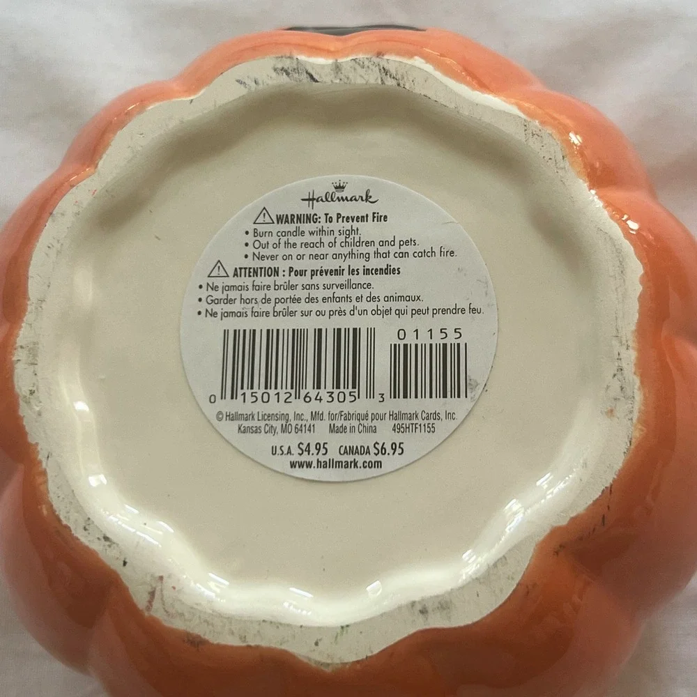 Hallmark ceramic pumpkin